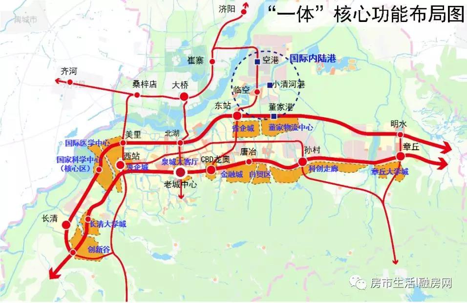 牛！济南人口1087万，世界二线城市，打造六大片区